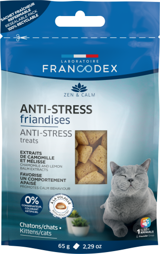 Francodex Anti-Stress Treats per Gatti e Gattini - 65 g Francodex Anti-Stress Treats per Gatti e Gattini - 65 g
